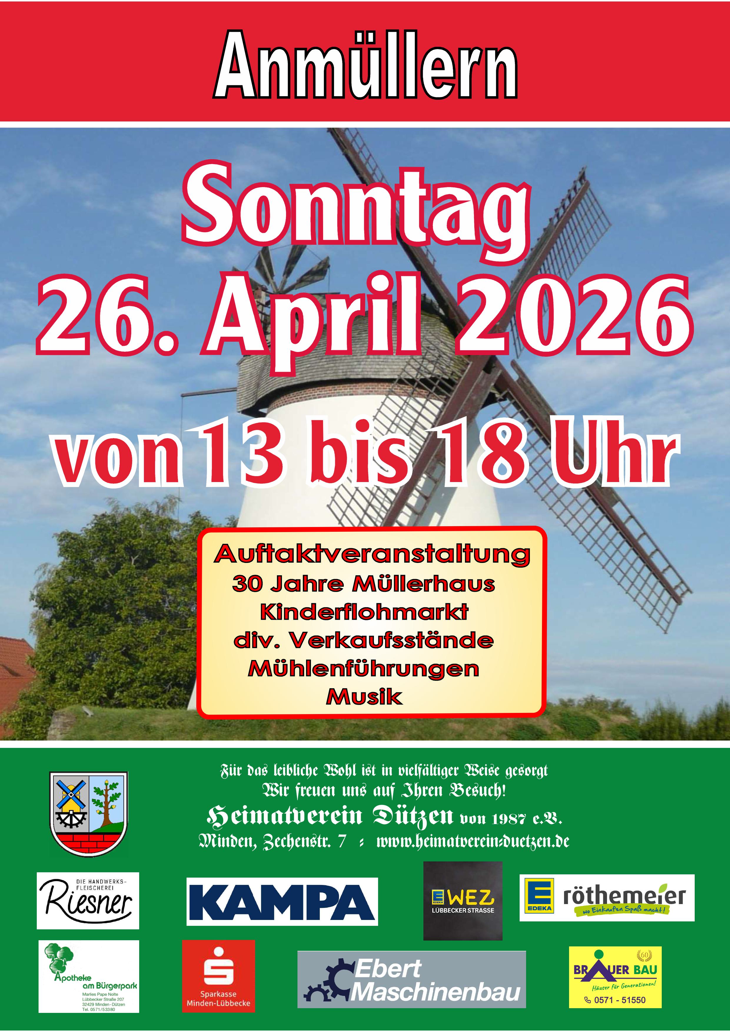 Anmüllern Plakat