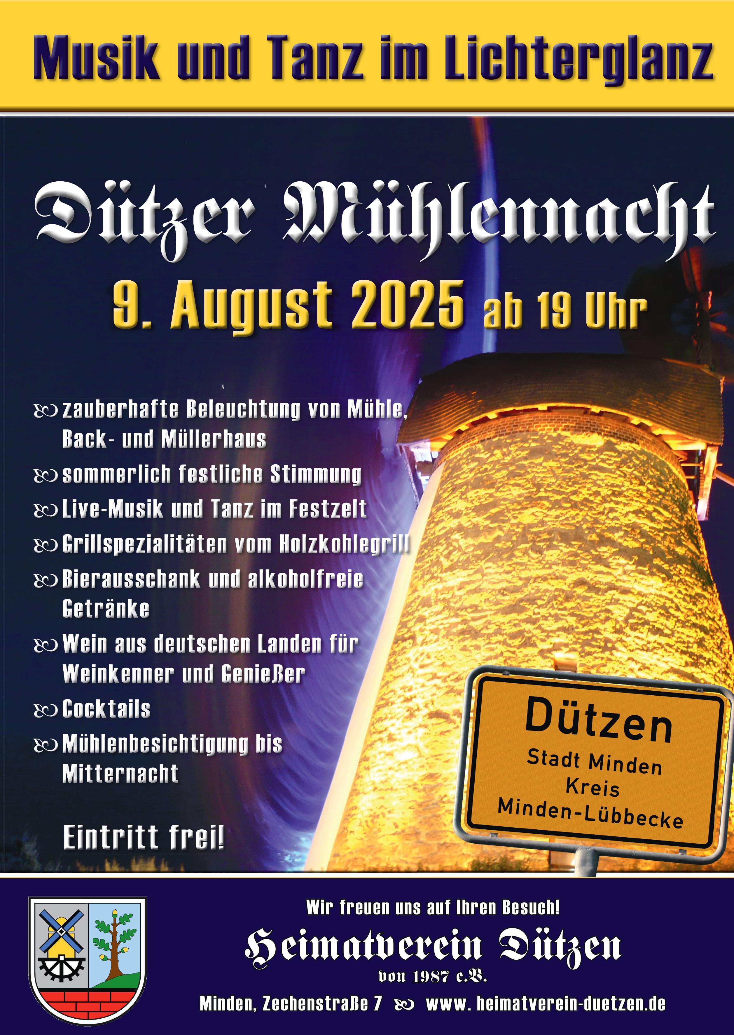 Plakat Muehlennacht 2025 A4